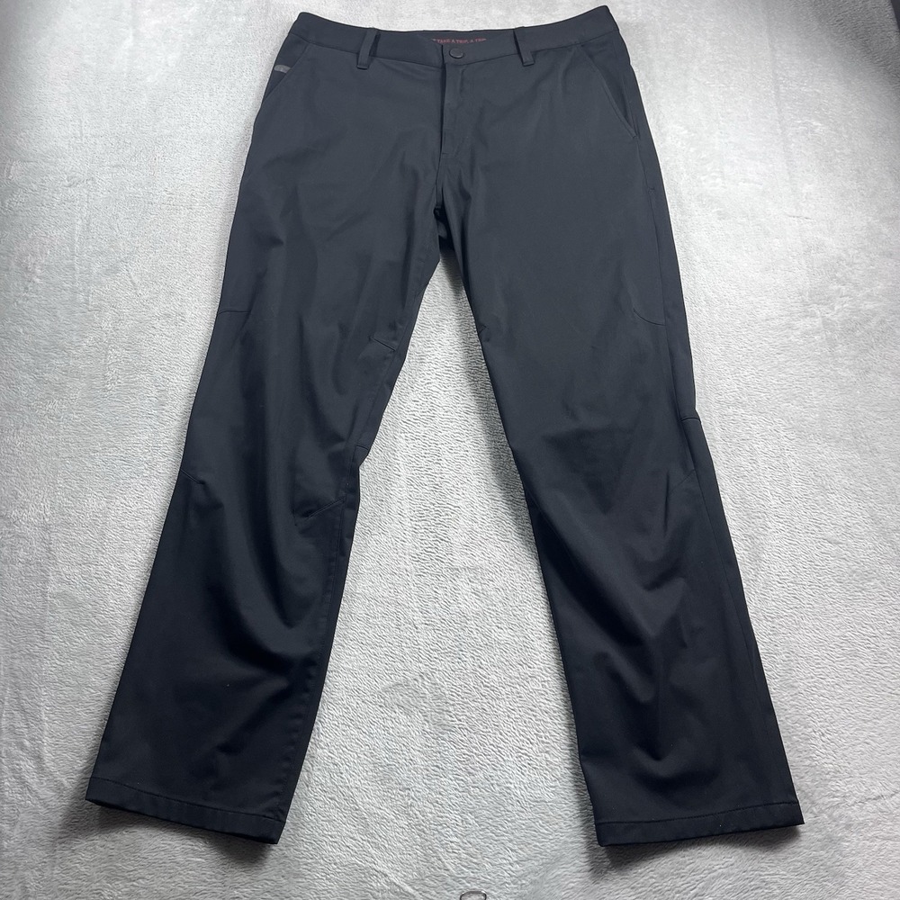 Rhone Commuter Pants Mens 32x28 Slim Black Performance Golf Pants